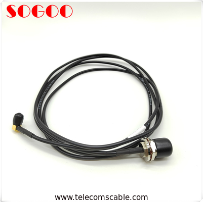 Huawei original 04047637VB LMR195 jumper, 90 degree SMA male to N Female bulkhead connector