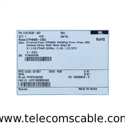 Huawei ETP48400-C9A2 Embedded Communication Power Supply 48V400A Embedded Switching Power Supply Control System