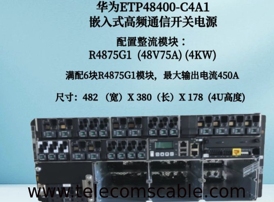 Huawei ETP48400-C4A1 Embedded Communication Switching Power Supply AC to DC with R4875G1 Module