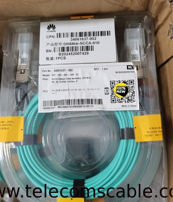 SFP-25G-AOC-10m Huawei Active Optical Cable Assembly, SFP28 AOC, 25.78125G, 0.01km