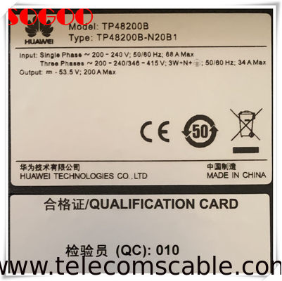 Huawei TP48200B-N20B1 AC To DC Power System Cabinet of 200A output
