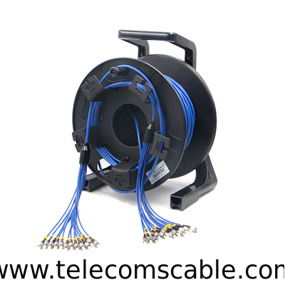 Retractable Fiber Optic Cable of 2/4/6/8/12/24 cores for outdoor applicaiton