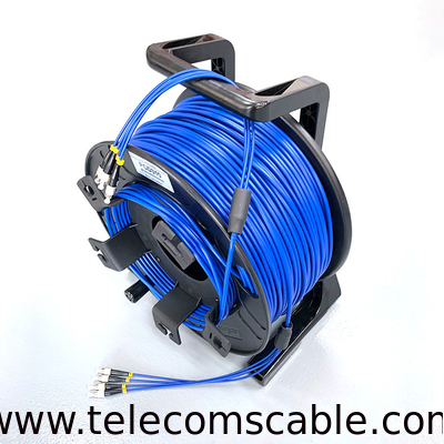 Retractable Fiber Optic Cable of 2/4/6/8/12/24 cores for outdoor applicaiton