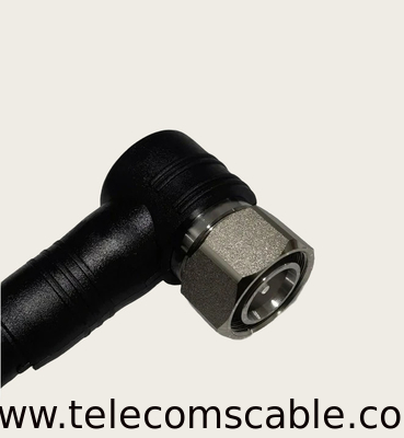 1/2 Superflex 7/16 DIN Male Right Angle To 4.3/10 Male Right Angle Jumper Cable 3M 5M 10M