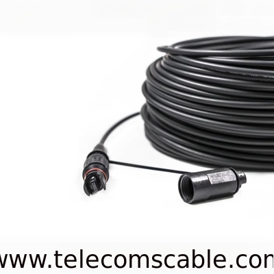 Waterproof MPO Trunk Cable with MPO Breakout Fiber Optic Cable 12/24 Core