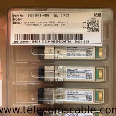 Huawei High Speed Transceiver SFP28-25G-1310nm-10km-SM optical module Huawei Part number 34061618