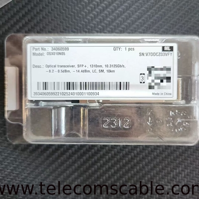 Original Huawei Optical Transceiver SFP+,1310nm,10.3125Gb/s, -8.2~0.5dBm,-14.4dBm,LC,SM,10km, Part number 4060599