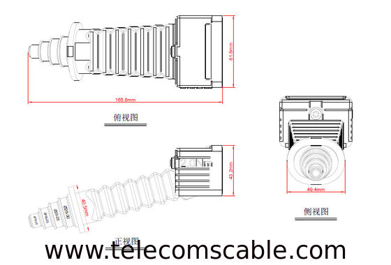 NOKIA 086285A DC terminal IP boot For The Power Connection On NOKIA Units
