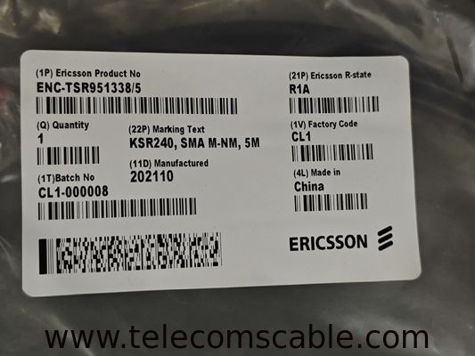 Ericsson ENC-TSR951338/1.5 TSR951338/5 TSR951338/10 SMA M-NM, 1.5M 5M 10M