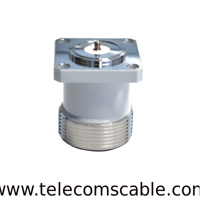 Rf Coaxial Connector 7/16 Din Female Flange Adapter