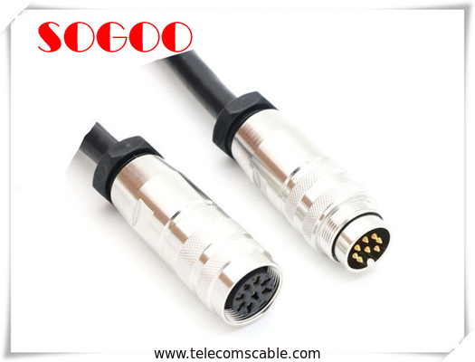 Commscope Din AISG RET Cable 8 Pin Female To Male Control Cable Connectors