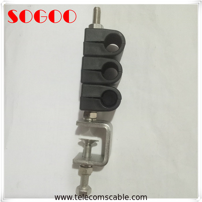 Plastic C Feeder Cable Clamp Through Type Three Ways Universal Telecom Parts
