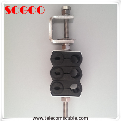 Plastic C Feeder Cable Clamp Through Type Three Ways Universal Telecom Parts
