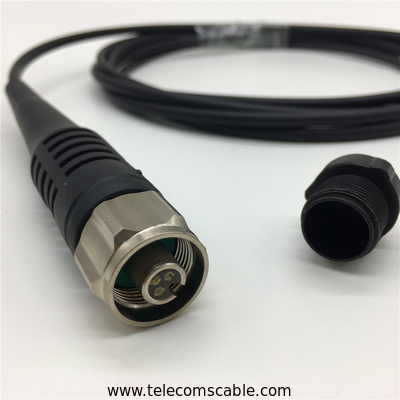 ODC to LC Fiber Patch Cord Dust Proof , 2 Core Armoured Fiber Optic patch cable Gyfjh