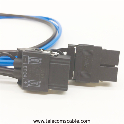 Customized Huawei BBU 5900 power cable according to drawing with HDEPC and EPC4 fast connector