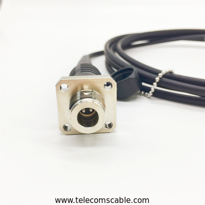 ODC to LC Fiber Patch Cord Dust Proof , 2 Core Armoured Fiber Optic patch cable Gyfjh