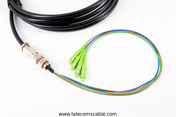 4 6 8 12 24 36 Core Outdoor Waterproof Armoured Fiber Optic Pigtail Patch Cord