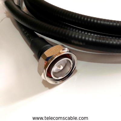 LOW PIM 3 Meters 1/2 inch Superflex Jumper cable MINI DIN Male To 7/16 DIN Male