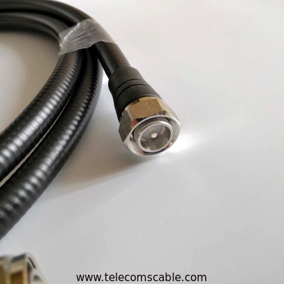 LOW PIM 3 Meters 1/2 inch Superflex Jumper cable MINI DIN Male To 7/16 DIN Male