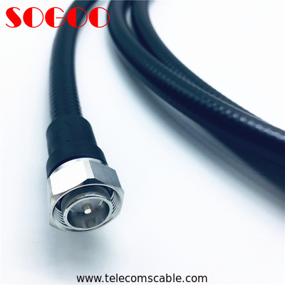 LOW PIM 3 Meters 1/2 inch Superflex Jumper cable MINI DIN Male To 7/16 DIN Male