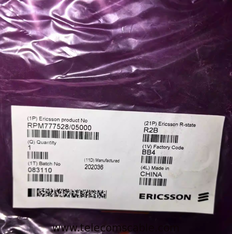 RPM 777528/5000 Ericsson BBU power cables 6630 and 6648