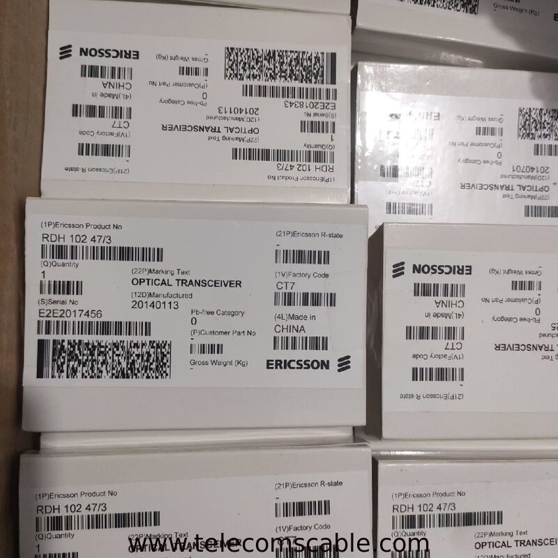Original Ericsson RDH 102 47/3 1000BASE-LX20 LCP-2488B4JDRM-E Optical Transceiver Module