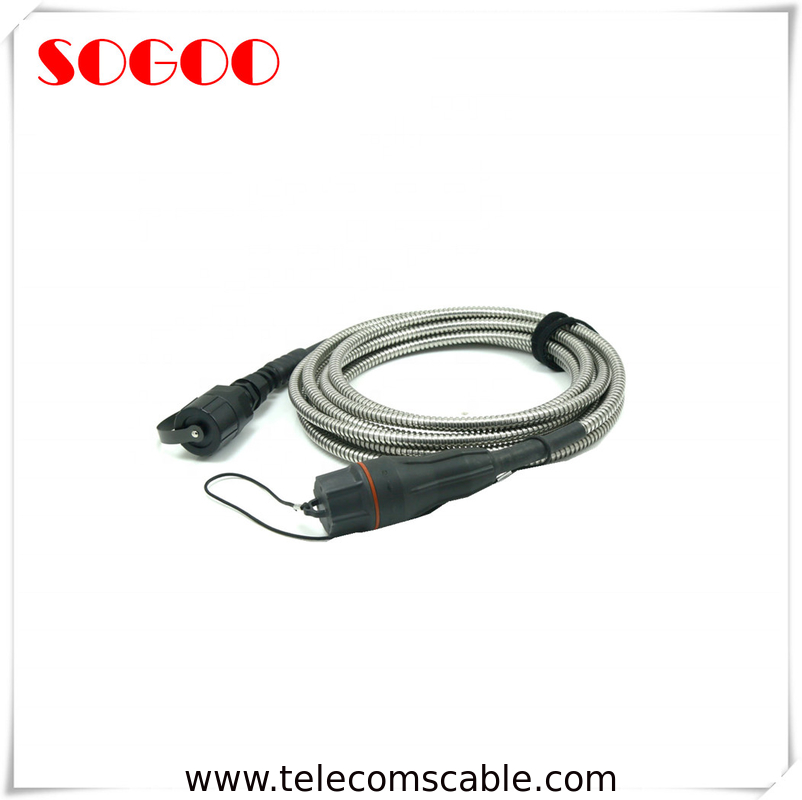 Outdoor Fiber Optic Armored Patch Cord Fullaxs To Odva Cpri Cable For Bbu Rru