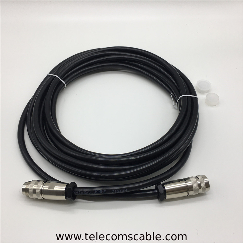 Commscope Din AISG RET Cable 8 Pin Female To Male Control Cable Connectors