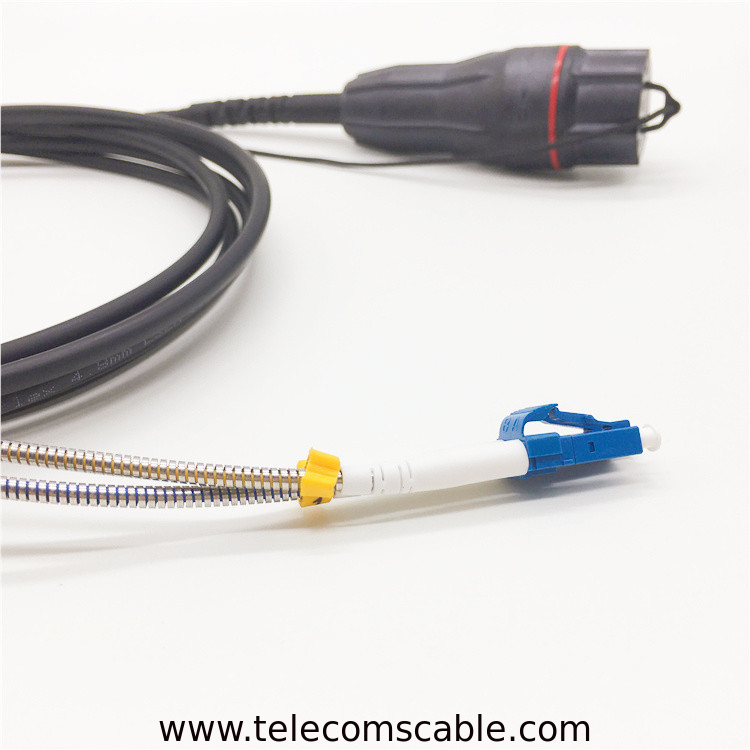 Fullaxs-LC Outdoor Armoured Fibre Optic Cable IP67 Waterproof Fiber Patch Cord