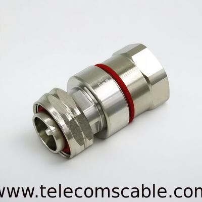 Conector reto macho DIN 7/16 para cabo coaxial 7/8 ″ | Conector Alimentador RF