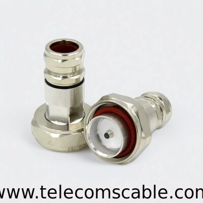 Conector Macho 7/16 DIN para cabo alimentador superflex de 1/2 polegada | Conector Coaxial RF