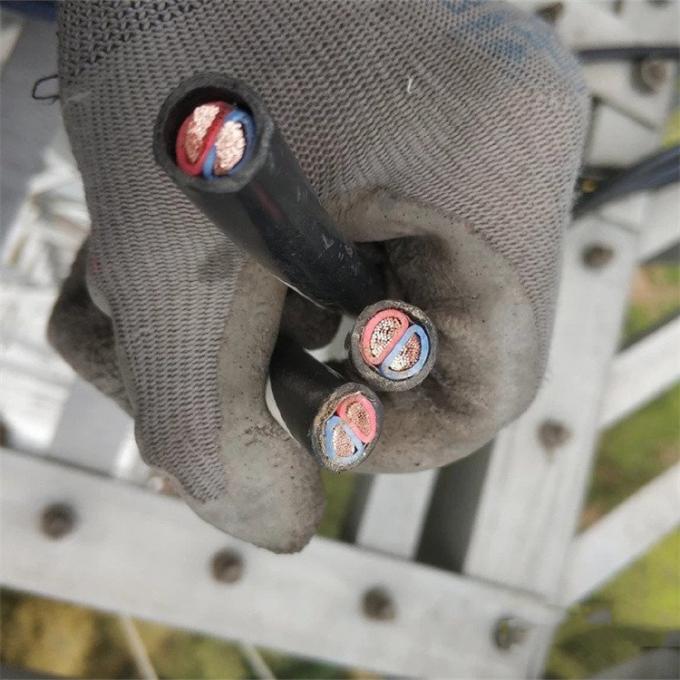 600V 2586 RRU Cabo de alimentação D Tipo 2x10AWG / 2x6mm2 Escudo para exterior 3