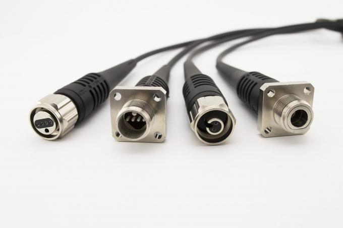 ODC Fiber Optic Cable Reel OM3 mode With ODC-2 ,ODC-4 Connector 100m~500m Modo OM3 de bobina de cabo de fibra óptica ODC Com conector ODC-2, ODC-4 100m~500m 0